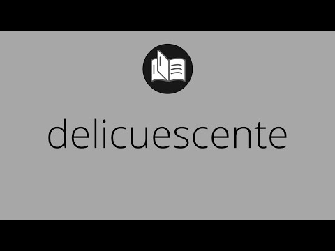 Video: ¿Cuál es el significado de delicuescencia?