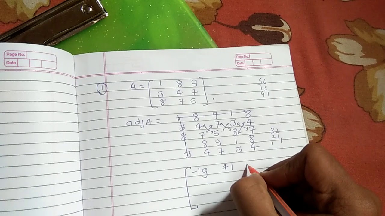 Adjoint Of 3 By 3 Matrix YouTube adjoint-of-3-by-3-matrix-youtube