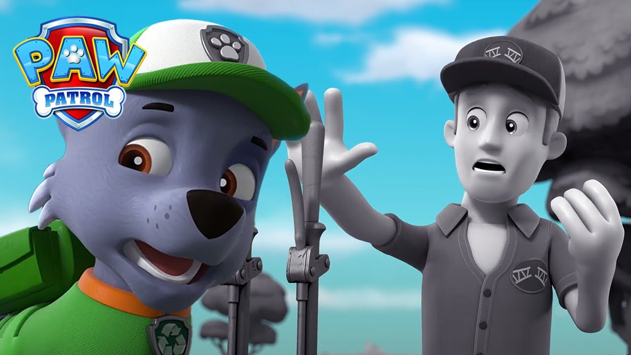 روكي يعيد الألوان إلى خليج المغامرات! 🎨🐾 | الدوريات الصغيره | Paw Patrol Arabic | تجميع