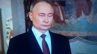 Молебен в честь вступления в должность президента РФ В. В.Путина.