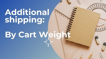 Additional Shipping Charge for Woocommerce: By Cart Wegiht