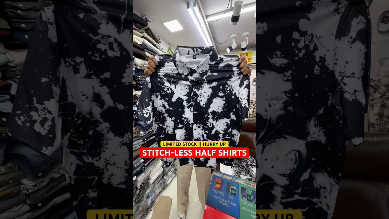 Stitch-Less Half Shirts😍