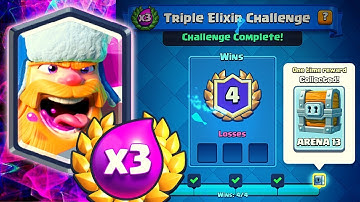 Elixir Marathon Challenge | Triple Elixir Marathon Challenge - Clash Royale (2020)