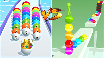 MAX LEVELS BallRun2048 vs Stack Rider🔮💥: All Levels Gameplay Walkthrough Android ,iOS NEW UPDATE