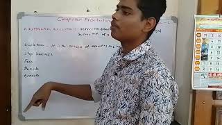Bca lecture 7 program execution or instruction execution #bca #bcaclasses #computerarchitecture 