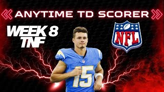 Thursday Night Football TD Predictions That Make Money | Week 8 Anytime Touchdowns Scorers
