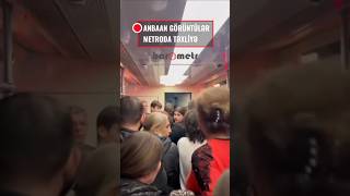 Anbaan görüntülər - Metroda sərnişinlər təxliyə edilirlər | Barometr TV