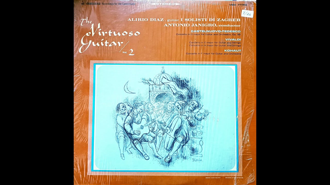 Mario Castelnuovo Tedesco Concerto op  99 Alirio Diaz (guitar)