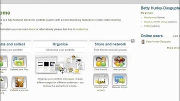 ECU Mahara Tutorial 1