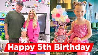 Jessica Simpson Celebrate Daughter Birdie's 5th Birthday At Disneyland