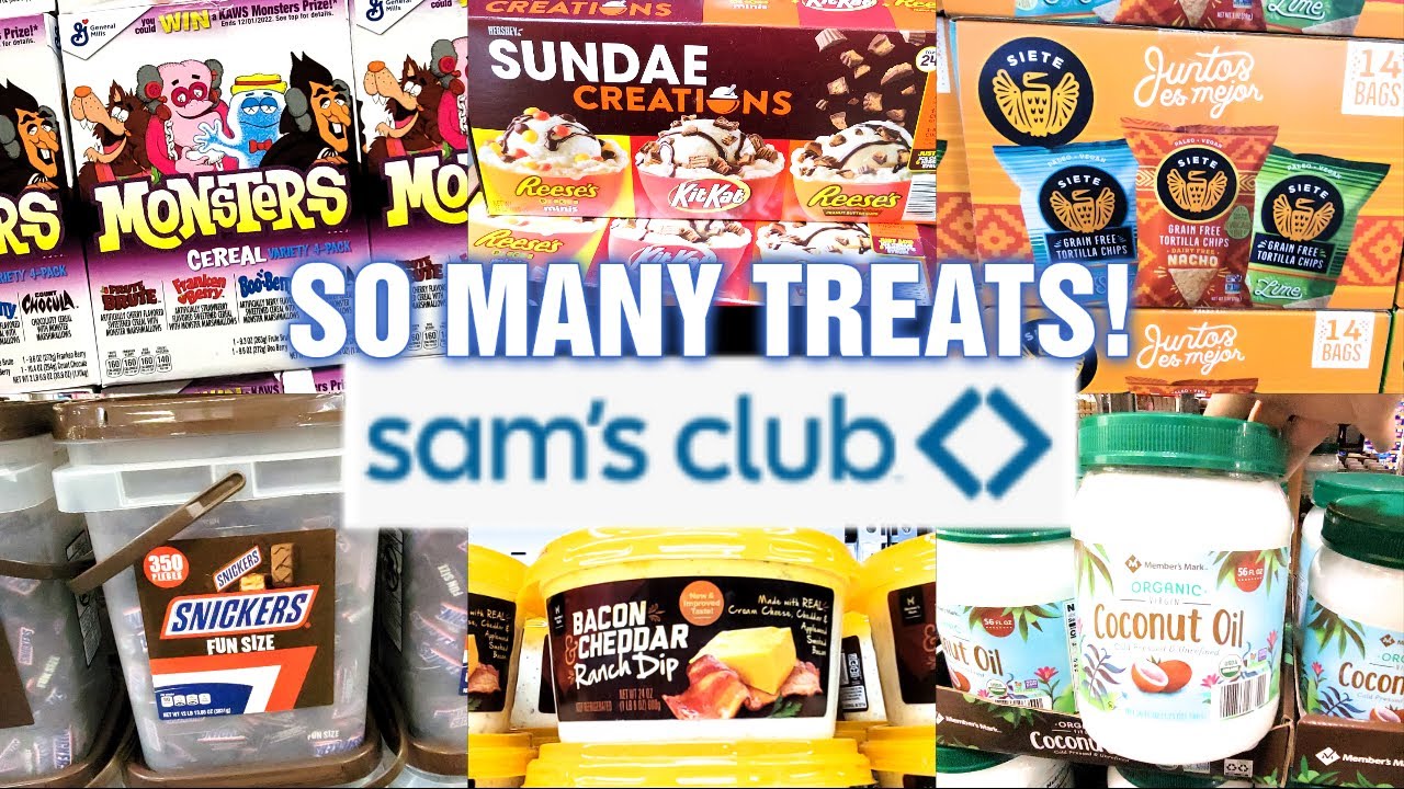 SAM'S CLUB So MANY Treats! This Week's Shopping! YouTube