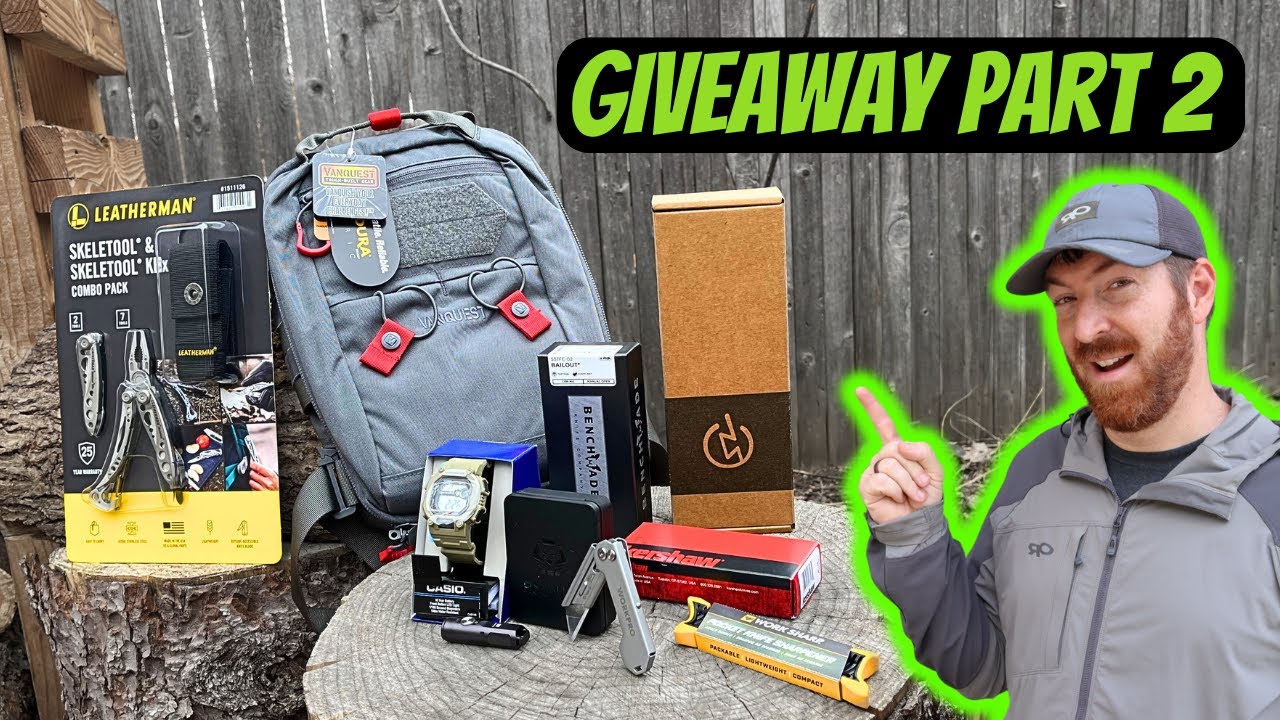 CLOSED!! 250K Subscriber GAW! $1000 Worth Of EDC Gear (Part 2)