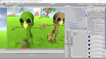 Unity atech model with animated characters joints