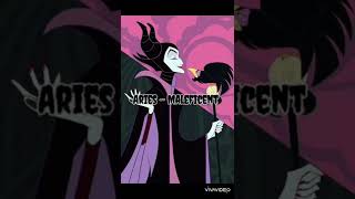 Zodiac Signs as Disney Villains