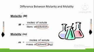 What Is Difference Between Molarity And Molality