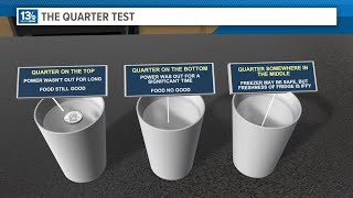 Not sure if your power went out? Try the quarter test