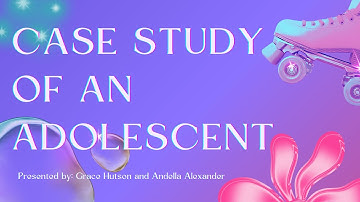 Cognitive and Emotional Pathway of an Adolescent (Case study)