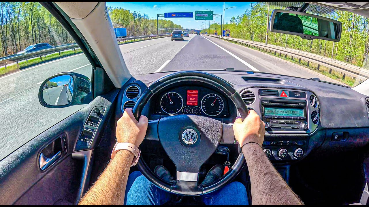 2009 Volkswagen Tiguan (2.0 TDI 177 hp) | POV Test Drive #2421 Joe Black