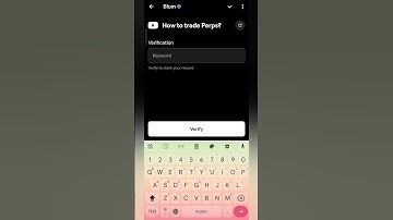 Blum Verify Code | How to trade Perps? Blum Verify Code | Blum Video Code #blumverifycode #blum
