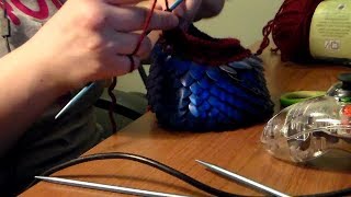 the process of making dragon scales and leather dice bags dungeons