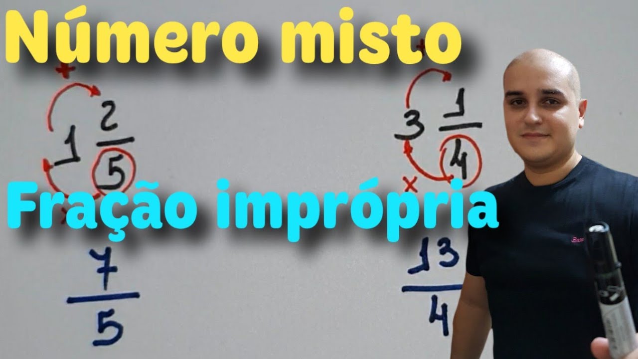 MATEMÁTICA BÁSICA - Como transformar uma FRAÇÃO em NÚMERO MISTO \Prof. Gis/  /Matemática Básica 