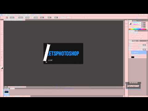 Photoshop Cs | Creating an animated signature | p / Commentary