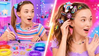 DRAWING IN 3D IS MAGICAL! 🎨✨ Cute & Easy 3D Pen Crafts for Beginners by 123 GO! Challenge