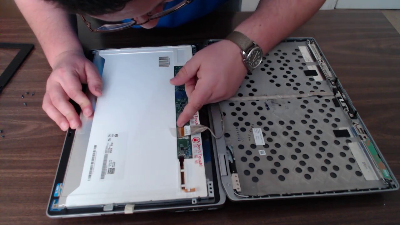 Laptop Screen Replacement Of A Dell Latitude E6530 Youtube