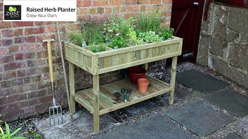 Raised Herb Planter by Zest (Animated Assembly Guide)