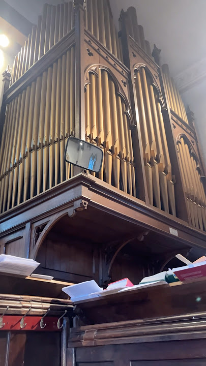 My favourite Cornopean is on this Nicholson romantic organ from the early 1900s #cool #organist
