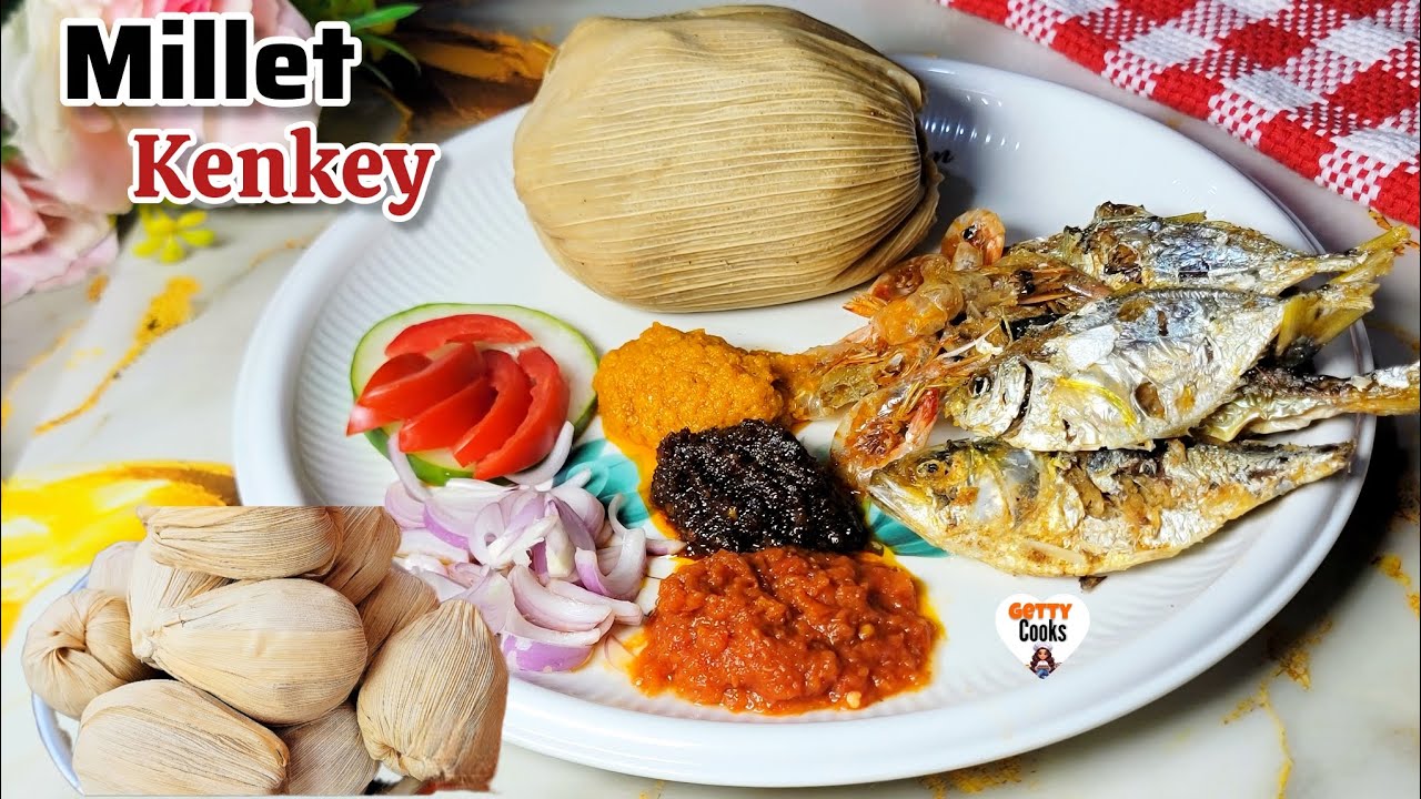 Millet Kenkey /How to make millet Kenkey - Atoku Kenkey 
