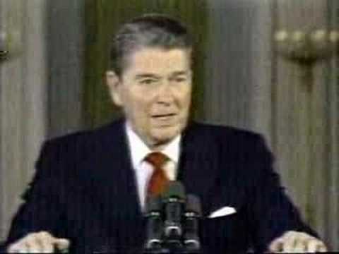 Reagan; Taxes and Budget Deficit: Revenue 19% of GDP; Spending is 23%; Revenue is sufficient