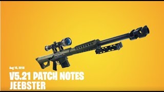 V5.21 FORTNITE Patch Notes!