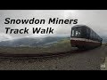 Snowdon  miners track walk windy  apache helicopter
