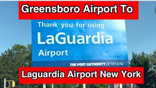 Flying Greensboro NC to Laguardia Airport New York // Santosh Chhetrry
