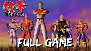 Tekken 1 Full Gameplay Walkthrough No Commentary | PS1