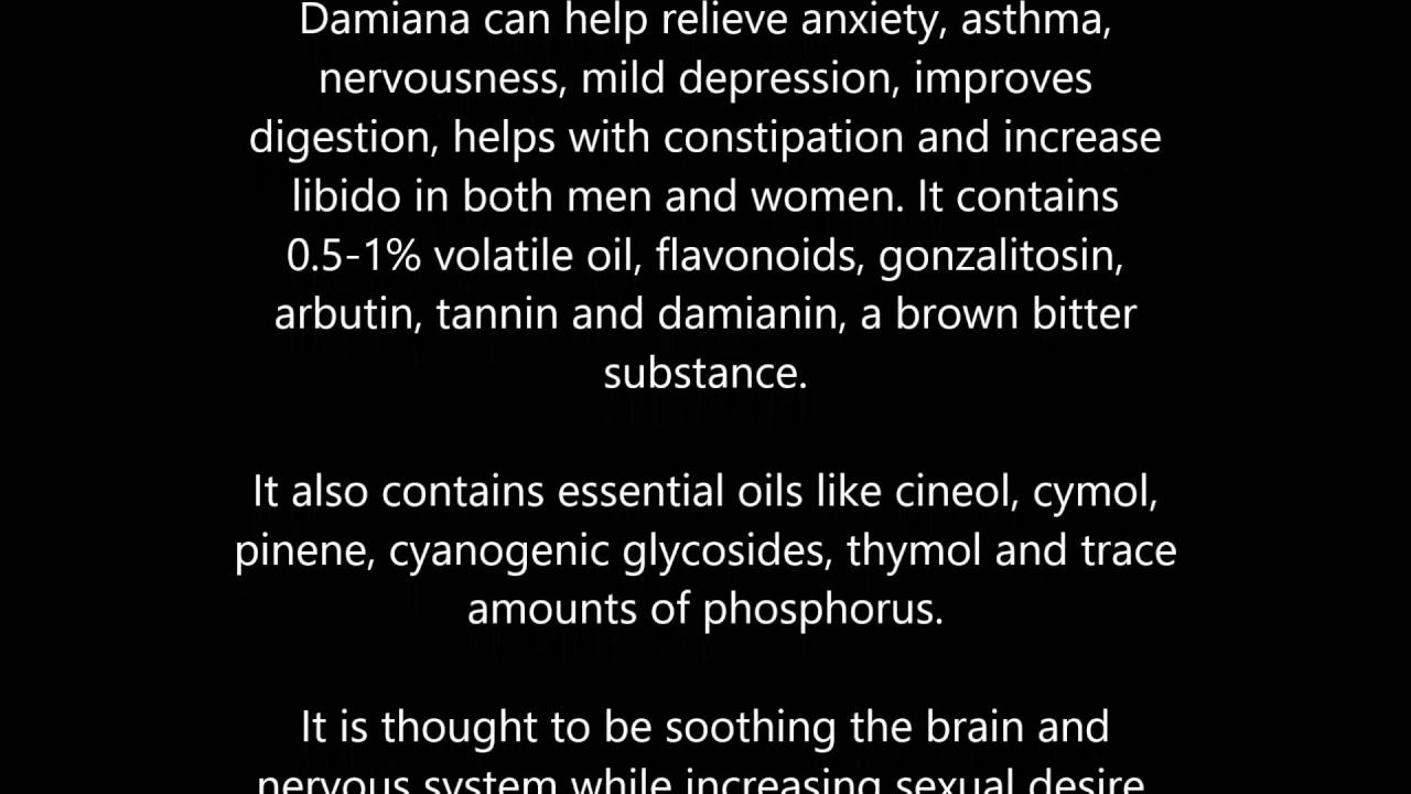 Damiana Health Benefits YouTube