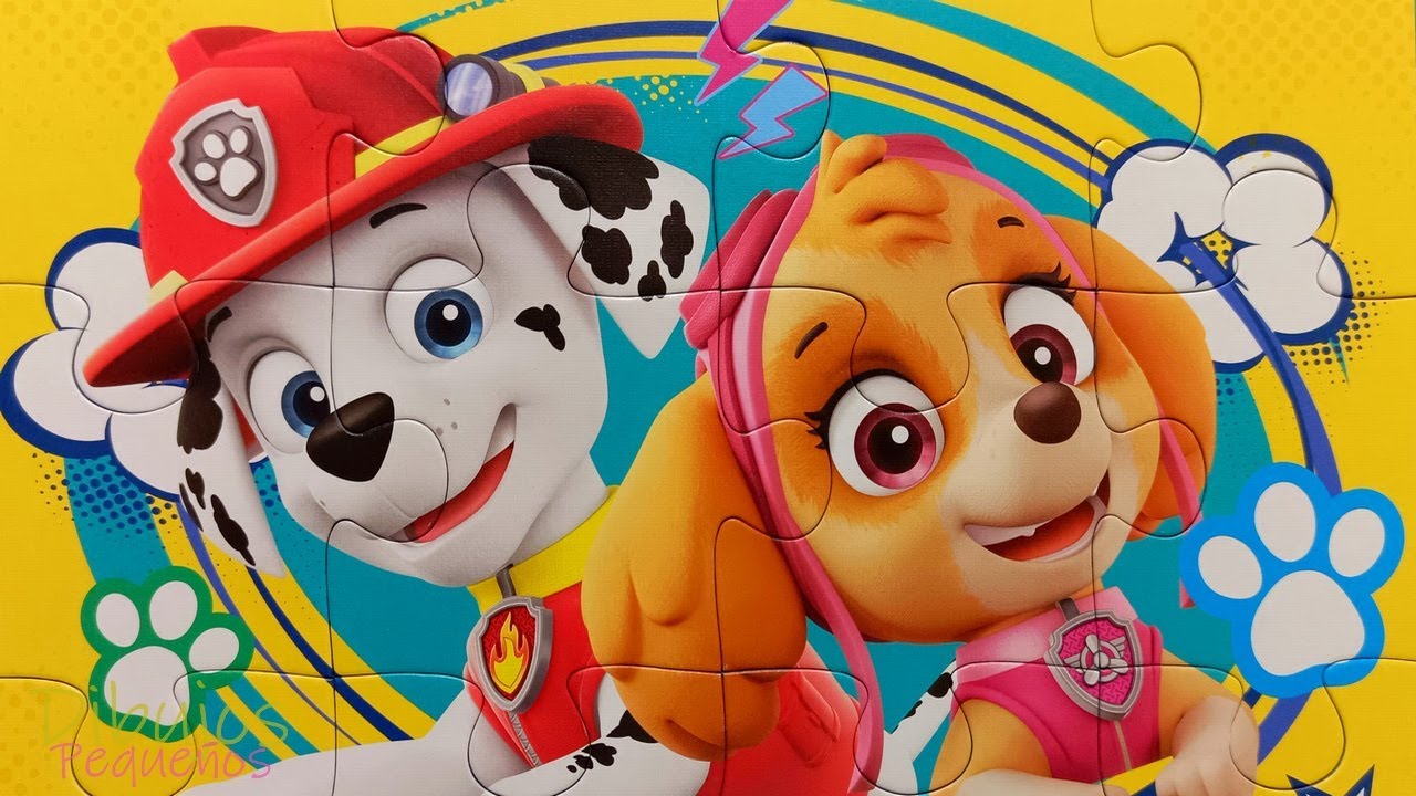 La Patrulla Canina - Marshall y Skye - rompecabezas para niños de PAW ...