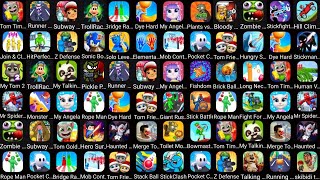 Talking Tom Time Rush,Runner Heroes,Subway Surfer,Hugo Troll Race 2,Join Clash 3D,Hit Perfect 3D screenshot 5