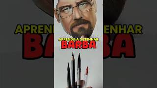 Aprenda a desenhar barba fácil! #art #arte #drawing #draw #desenho