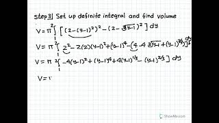 Volumes of Revolution 15 Video 138