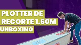 UNBOXING PLOTTER DE RECORTE 1.60 METROS - IMPRIMIPRINTER