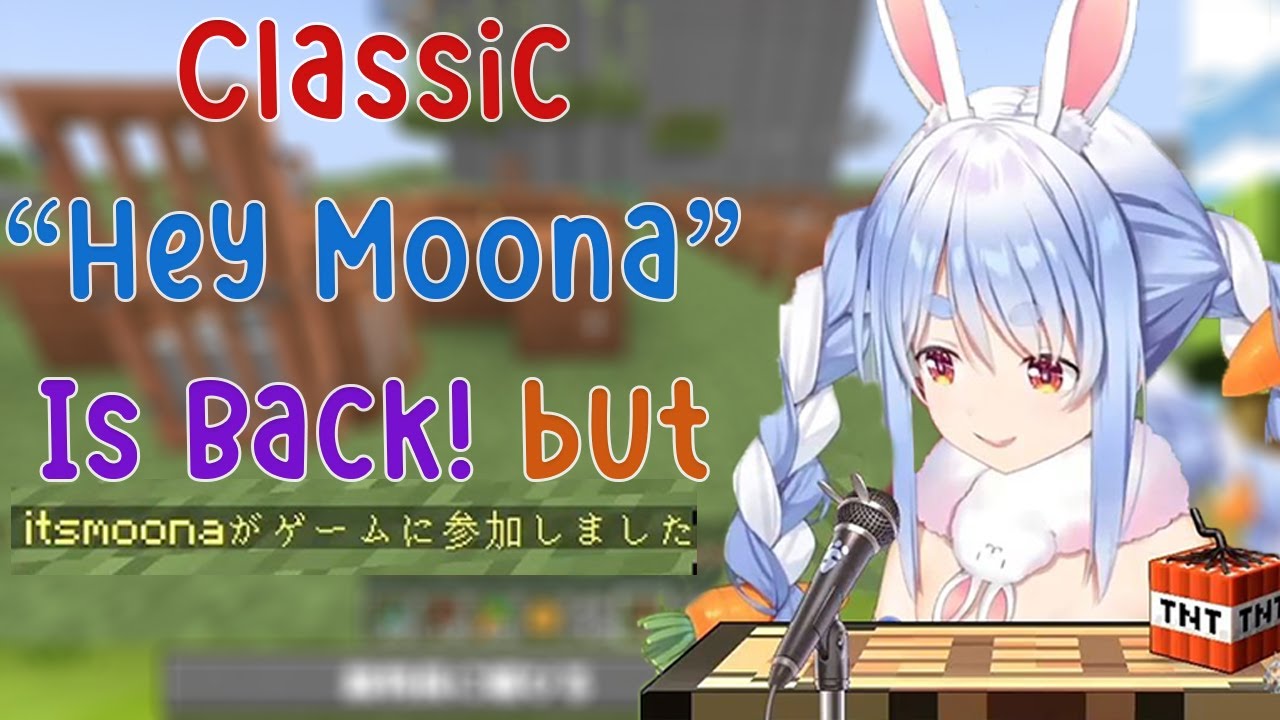 Moona Log in the JP Server and Pekora Saw it