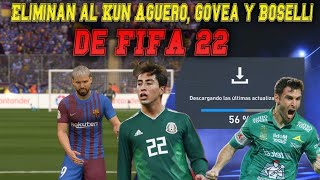 La última Actualización de Plantillas Elimina al Kun Agüero, Omar Govea y Mauro Boselli FIFA 22
