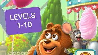 Blast Friends Gameplay Review Levels 1-10 Tutorial Tips and Strategies Match 3 Puzzle Adventure screenshot 5