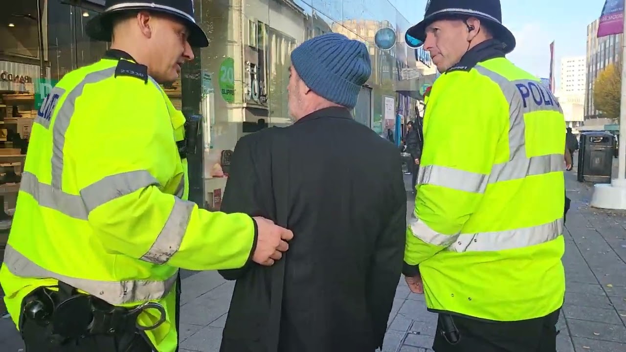 Old man arrested in BIRMINGHAM on remembrance day