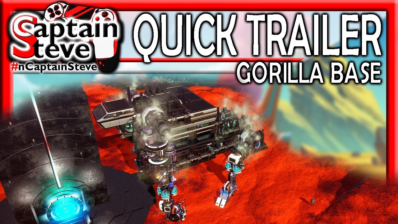No Mans Sky Gorilla Base Preview Captain Steve Base Tour NMS