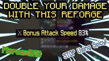DOUBLE YOUR DAMAGE WITH THIS REFORGE! (NEW UPDATE) - Hypixel Skyblock