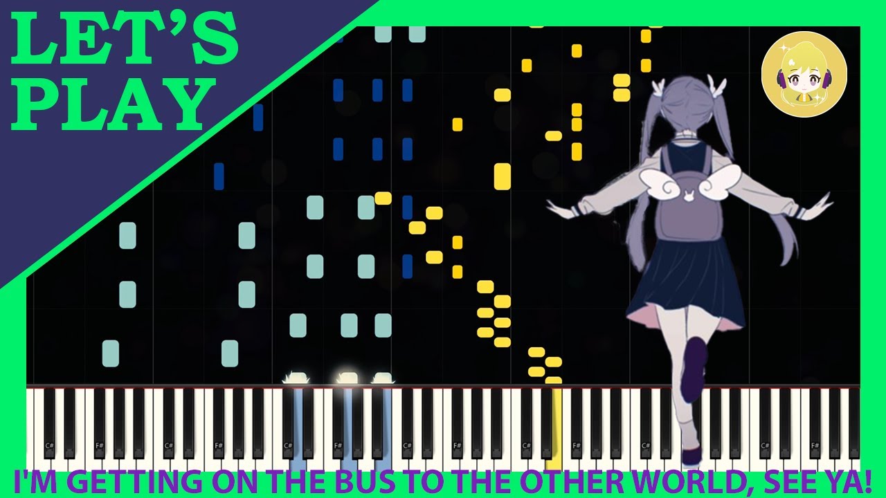 I'm getting on the bus to the other world, See ya by TUYU [Piano Tutorial]