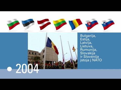 NATO istorija -- chronologija vaizdais (NATO video timeline LITHUANIAN)